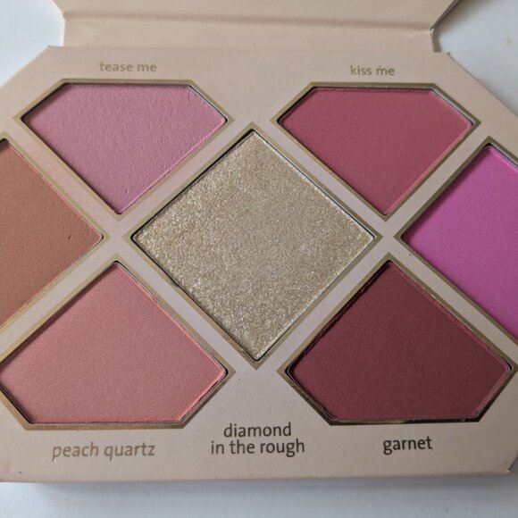 JOUER ROSE CUT GEMS BLUSH AND CHEEK TOPPER PALETTE NEW - Picture 1 of 4